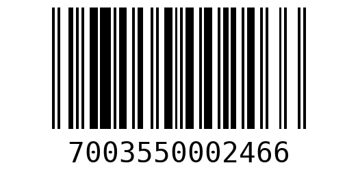 Штрихкод 7003550002466