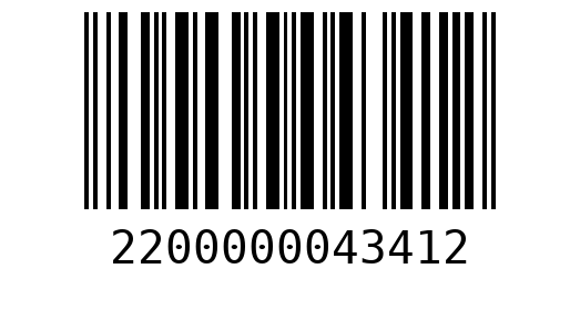 Штрихкод 2200000043412