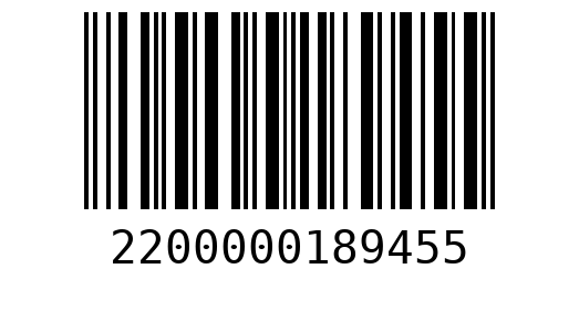 Штрихкод 2200000189455