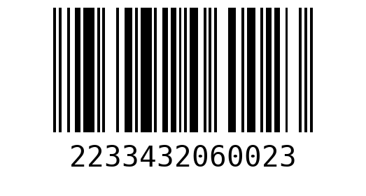 Штрихкод 2233432060023