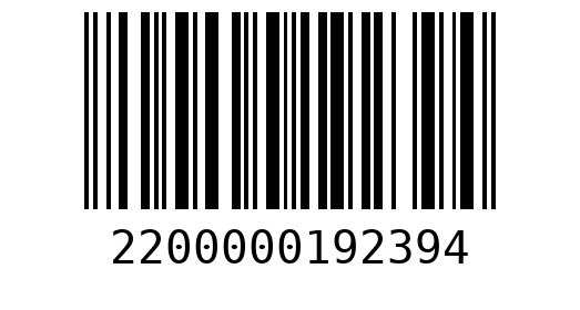 Штрихкод 2200000192394