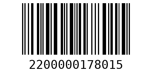 Штрихкод 2200000178015