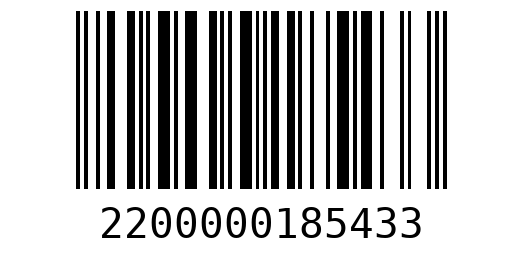 Штрихкод 2200000185433
