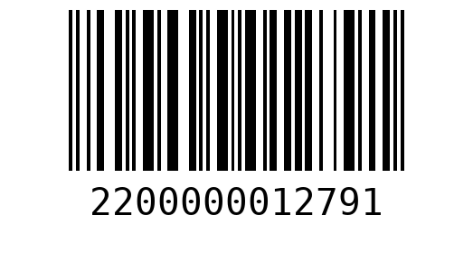 Штрихкод 2200000012791