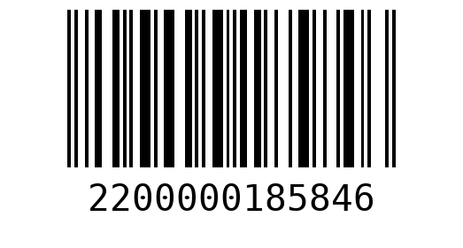 Штрихкод 2200000185846