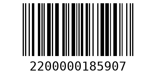 Штрихкод 2200000185907