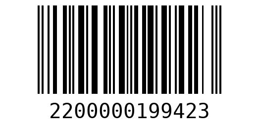 Штрихкод 2200000199423
