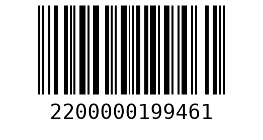 Штрихкод 2200000199461