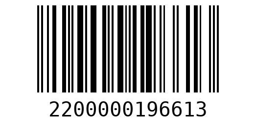 Штрихкод 2200000196613