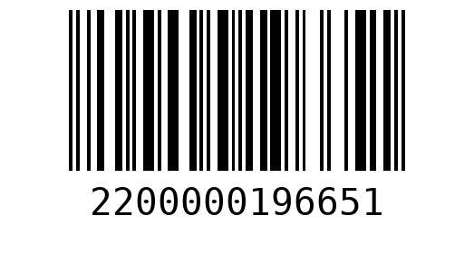 Штрихкод 2200000196651