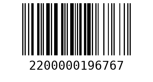 Штрихкод 2200000196767