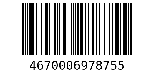 Штрихкод 4670006978755