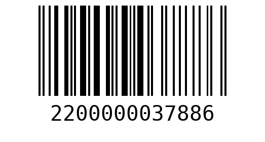 Штрихкод 2200000037886
