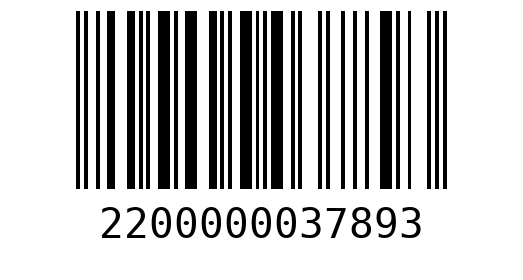 Штрихкод 2200000037893