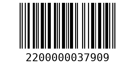 Штрихкод 2200000037909
