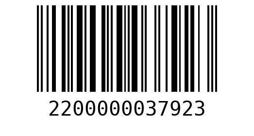 Штрихкод 2200000037923