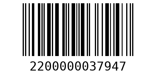 Штрихкод 2200000037947