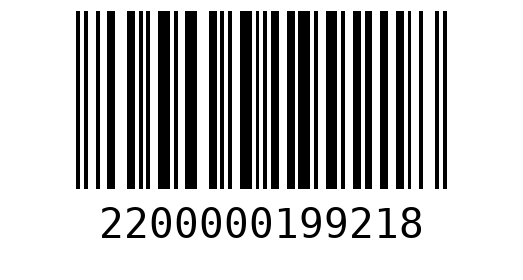 Штрихкод 2200000199218