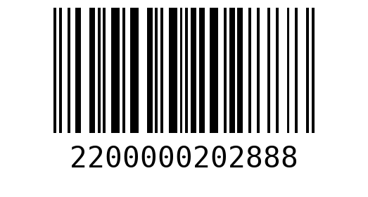 Штрихкод 2200000202888