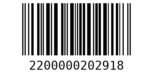 Штрихкод 2200000202918