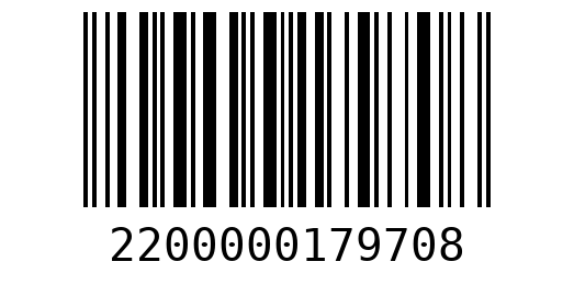 Штрихкод 2200000179708
