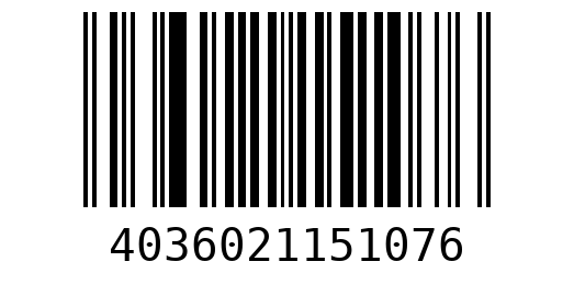 Штрихкод 4036021151076