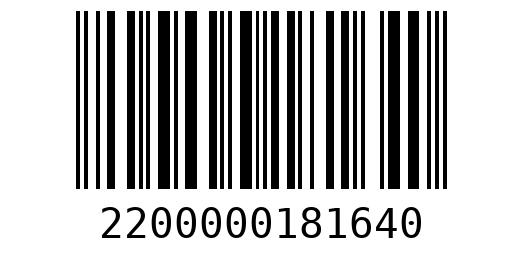 Штрихкод 2200000181640