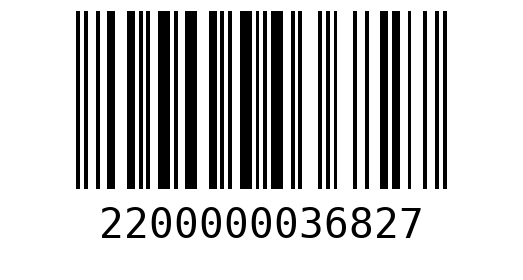 Штрихкод 2200000036827