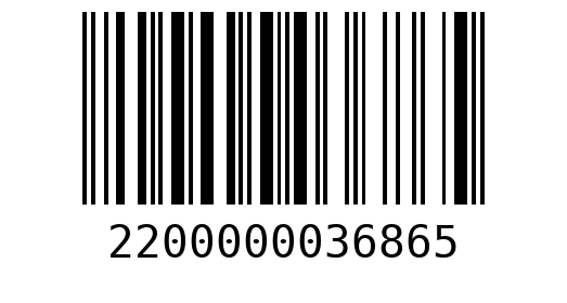 Штрихкод 2200000036865