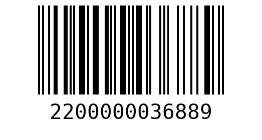Штрихкод 2200000036889