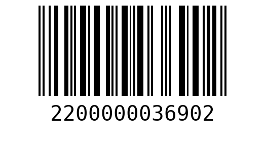 Штрихкод 2200000036902