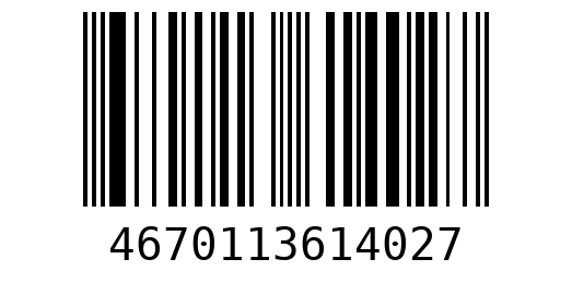 Штрихкод 4670113614027