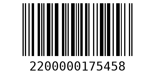 Штрихкод 2200000175458