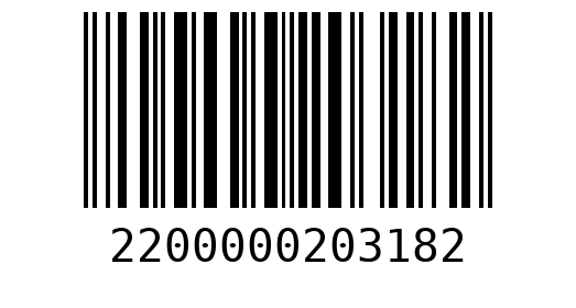 Штрихкод 2200000203182