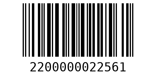 Штрихкод 2200000022561