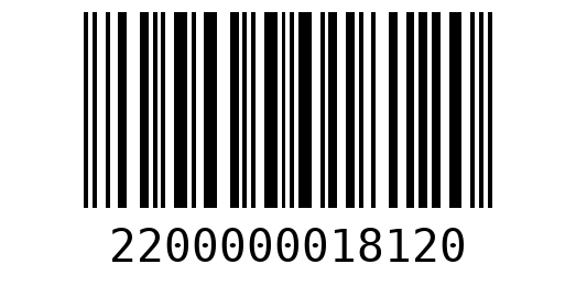 Штрихкод 2200000018120