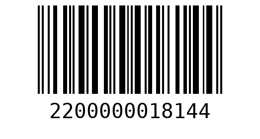 Штрихкод 2200000018144