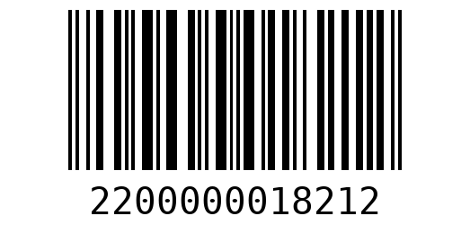 Штрихкод 2200000018212