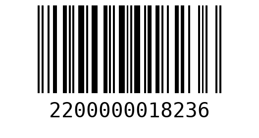 Штрихкод 2200000018236