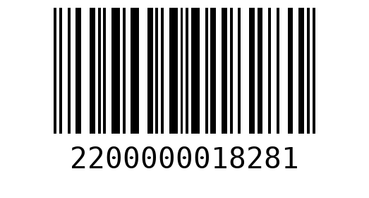 Штрихкод 2200000018281