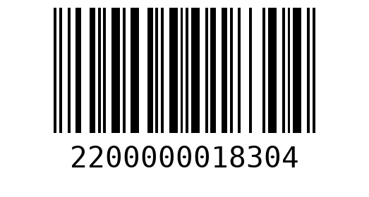 Штрихкод 2200000018304