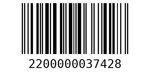 Штрихкод 2200000037428