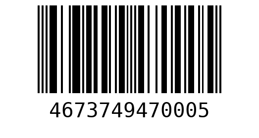 Штрихкод 4673749470005