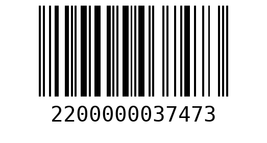 Штрихкод 2200000037473