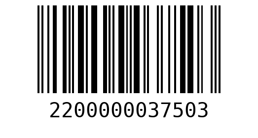 Штрихкод 2200000037503