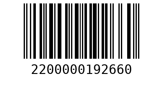 Штрихкод 2200000192660