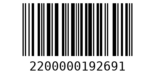 Штрихкод 2200000192691