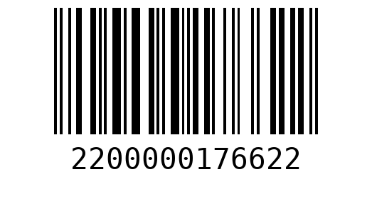 Штрихкод 2200000176622