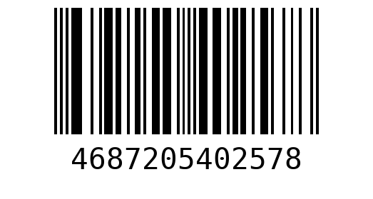 Штрихкод 4687205402578