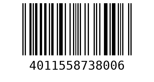 Штрихкод 4011558738006